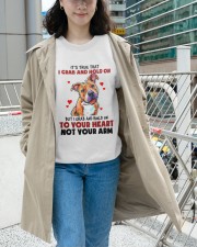 Pitbull it's true that i grab and hold on - for Pitbull lover Crewneck Sweatshirt apparel-crewneck-sweatshirt-lifestyle-front-58