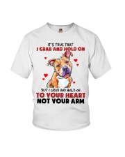 Pitbull it's true that i grab and hold on - for Pitbull lover Youth T-Shirt tile