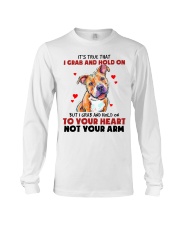 Pitbull it's true that i grab and hold on - for Pitbull lover Long Sleeve Tee tile