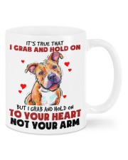 Pitbull it's true that i grab and hold on - for Pitbull lover Mugs tile