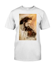 Jesus with lovely Allie Premium Fit Mens Tee tile