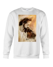 Jesus with lovely Allie Crewneck Sweatshirt tile