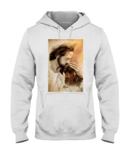 Jesus with lovely Allie Hooded Sweatshirt tile