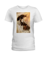 Jesus with lovely Allie Ladies T-Shirt tile