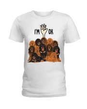 Full of Tibetan Mastiffs i'm ok - for Tibetan Mastiff lover Ladies T-Shirt tile