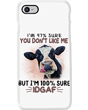 Cow i'm 100 sure IDGAF - for cow lover Phone Case tile