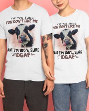 Cow i'm 100 sure IDGAF - for cow lover Classic T-Shirt apparel-classic-tshirt-lifestyle-front-119
