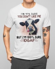 Cow i'm 100 sure IDGAF - for cow lover Classic T-Shirt apparel-classic-tshirt-lifestyle-front-164