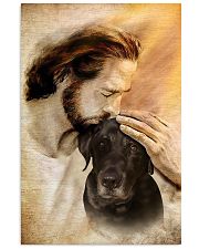 Jesus with lovely black dog cus 11x17 Poster front