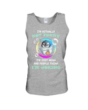 Penguin Actually Not Funny for penguin lover Unisex Tank tile