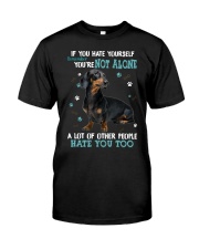 Dachshund if you hate yourself for dachshund lover Classic T-Shirt front