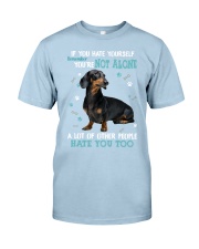 Dachshund if you hate yourself for dachshund lover Classic T-Shirt tile