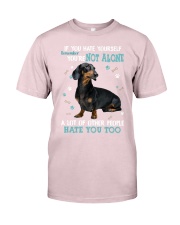 Dachshund if you hate yourself for dachshund lover Premium Fit Mens Tee tile