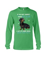 Dachshund if you hate yourself for dachshund lover Long Sleeve Tee tile