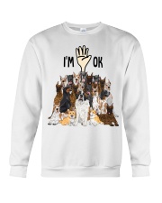 Full of mix dogs i'm ok Crewneck Sweatshirt tile