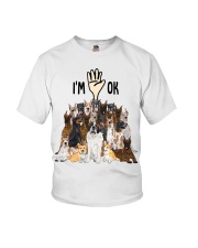 Full of mix dogs i'm ok Youth T-Shirt tile