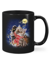 Cat playing with Christmas lights  - for Cat lover Mugs tile