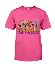 Rhodesian Ridgeback happy everything for rhodesian ridgeback lover Classic T-Shirt tile
