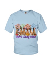 Rhodesian Ridgeback happy everything for rhodesian ridgeback lover Youth T-Shirt tile