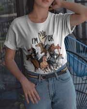 Full of Horses i'm ok - for Horses lover Classic T-Shirt apparel-classic-tshirt-lifestyle-10