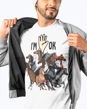 Full of Horses i'm ok - for Horses lover Classic T-Shirt apparel-classic-tshirt-lifestyle-front-93