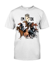 Full of Horses i'm ok - for Horses lover Premium Fit Mens Tee tile