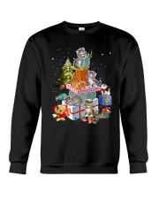 Funny Cats on gift boxes - for Cat lover Crewneck Sweatshirt front