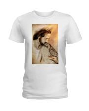 Jesus with lovely Parrot - for Parrot lover Ladies T-Shirt tile