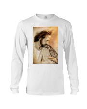 Jesus with lovely Parrot - for Parrot lover Long Sleeve Tee tile