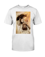 Jesus with lovely Kira Premium Fit Mens Tee tile