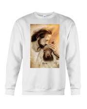 Jesus with lovely Kira Crewneck Sweatshirt tile