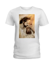Jesus with lovely Kira Ladies T-Shirt tile