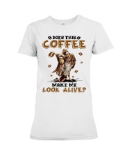 Owl does this coffee make me look alive - For Owl Lover Premium Fit Ladies Tee tile