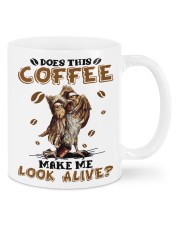 Owl does this coffee make me look alive - For Owl Lover Mug front