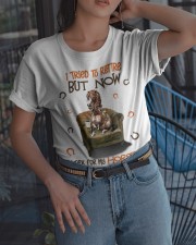I tried to retire but now i work for my Horses - for Horse lover Classic T-Shirt apparel-classic-tshirt-lifestyle-10