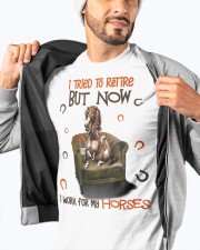 I tried to retire but now i work for my Horses - for Horse lover Classic T-Shirt apparel-classic-tshirt-lifestyle-front-93