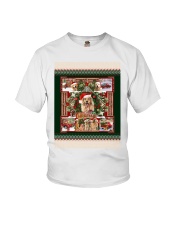 Golden Retriever we wish you a merry Christmas - for Golden Retriever lover Youth T-Shirt tile