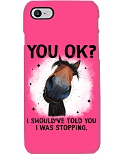 Horse i should've told you i was stopping - for horse lover Phone Case tile