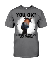 Horse i should've told you i was stopping - for horse lover Premium Fit Mens Tee tile