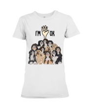 Full of Tibetan terriers i'm ok Premium Fit Ladies Tee tile