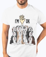 Full of Bearded collies i'm ok - for Bearded collie lover Classic T-Shirt apparel-classic-tshirt-lifestyle-front-96