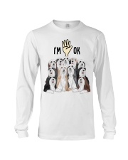 Full of Bearded collies i'm ok - for Bearded collie lover Long Sleeve Tee tile