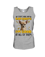 Chihuahua i don't have any bad habits - For Chihuahua lover Unisex Tank tile