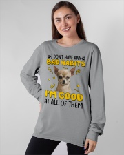Chihuahua i don't have any bad habits - For Chihuahua lover Long Sleeve Tee apparel-long-sleeve-tee-lifestyle-front-18b