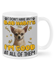 Chihuahua i don't have any bad habits - For Chihuahua lover Mugs tile