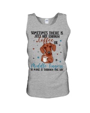 Dachshund coffee make it through the day - for Dachshund lover Unisex Tank tile
