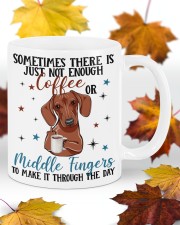 Dachshund coffee make it through the day - for Dachshund lover Mug ceramic-mug-lifestyle-11