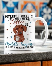 Dachshund coffee make it through the day - for Dachshund lover Mug ceramic-mug-lifestyle-57
