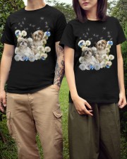 Shih Tzu butterfly dandelions for shih tzu lover Classic T-Shirt apparel-classic-tshirt-lifestyle-front-152
