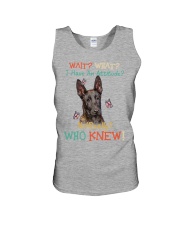 Dutch Shepherd Dog Attitude Really Unisex Tank tile